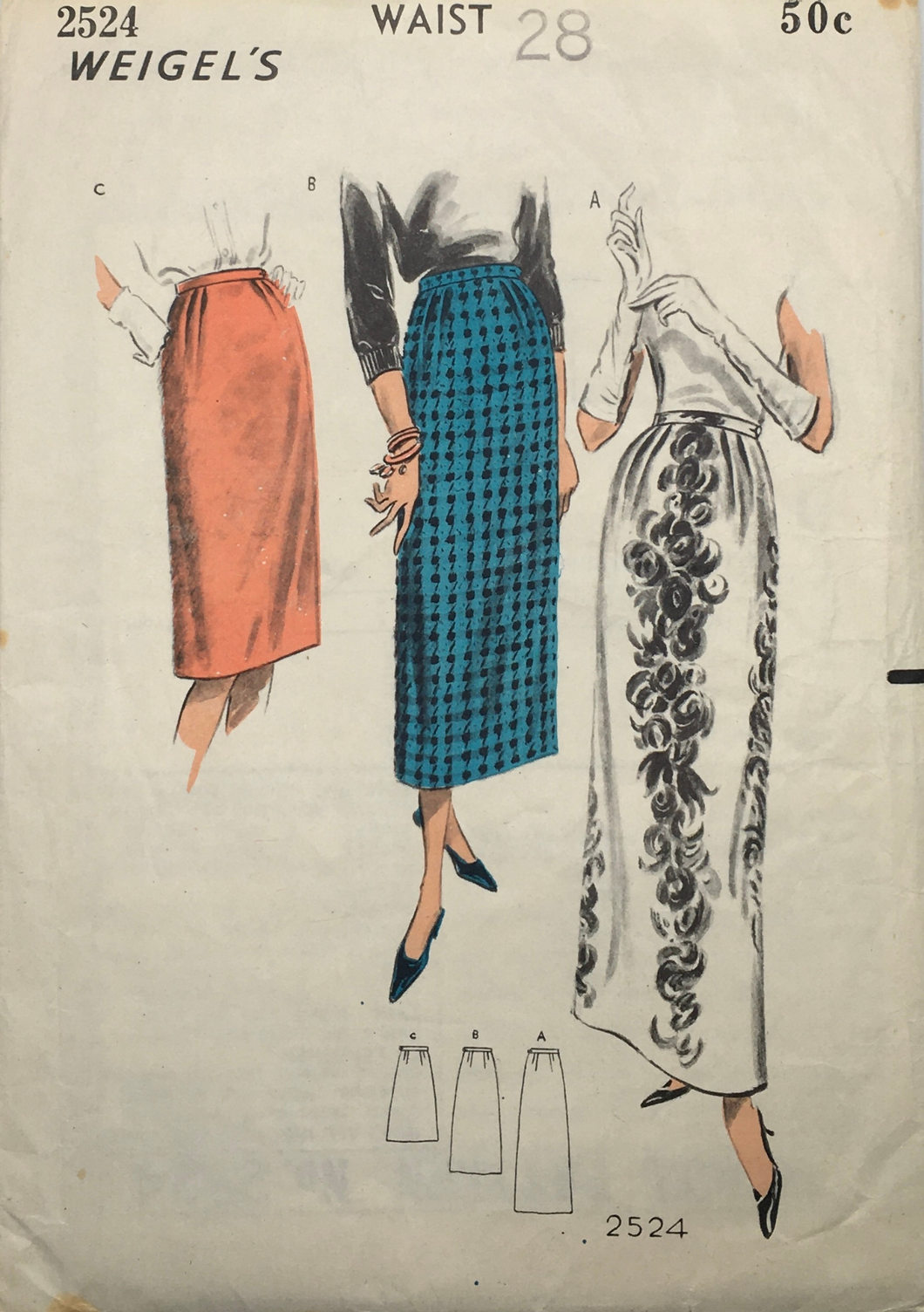 1960’s Vintage Sewing Pattern: Weigel’s 2524