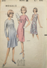 Load image into Gallery viewer, 1960’s Vintage Sewing Pattern: Weigel’s 2547
