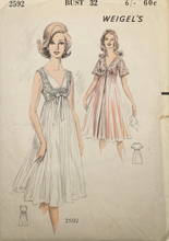 Load image into Gallery viewer, 1960’s Vintage Sewing Pattern: Weigel’s 2592
