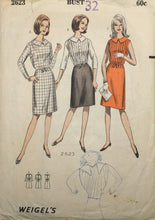 Load image into Gallery viewer, 1960&#39;s Vintage Sewing Pattern: Weigel&#39;s 2623
