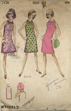 Load image into Gallery viewer, 1960&#39;s Vintage Sewing Pattern: Weigel&#39;s 2670
