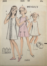 Load image into Gallery viewer, 1960&#39;s Vintage Sewing Pattern: Weigel’s 2680
