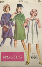 Load image into Gallery viewer, 1960&#39;s Vintage Sewing Pattern: Weigel’s 2726
