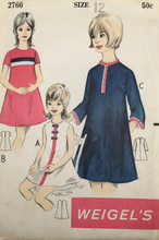 Load image into Gallery viewer, 1960&#39;s Vintage Sewing Pattern: Weigel’s 2760
