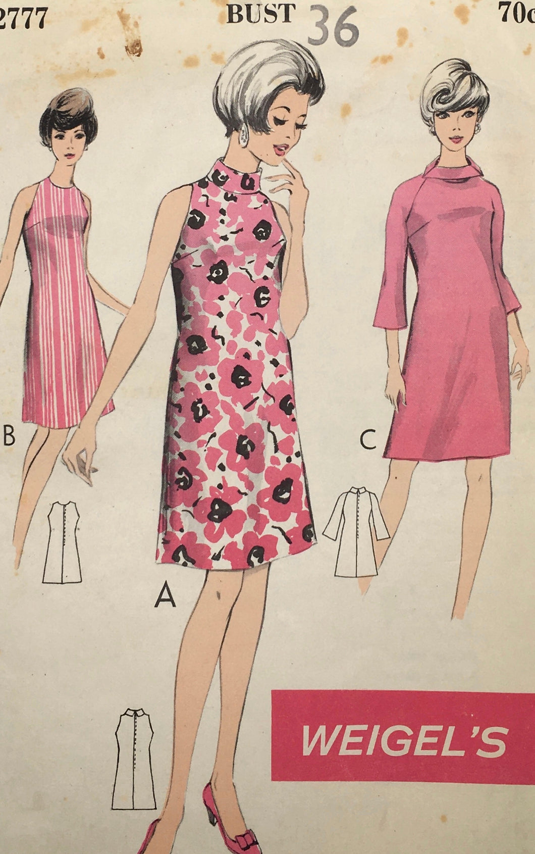 1960's Vintage Sewing Pattern: Weigel’s 2777