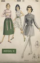 Load image into Gallery viewer, 1960&#39;s Vintage Sewing Pattern: Weigel’s 2853
